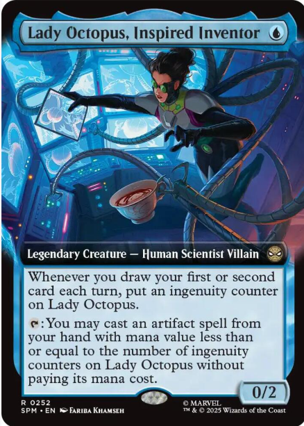 Lady Octopus, Inspired Inventor (Extended Art) - Marvel's Spider-Man (SPM) - NM