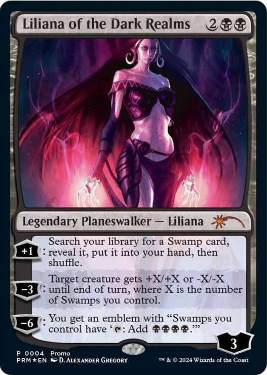 Foil Liliana of the Dark Realms - Media Promos (MEDIA) - NM