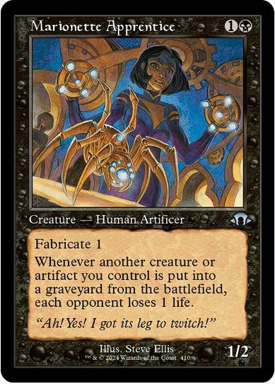 Foil Marionette Apprentice (Retro Frame) - Modern Horizons 3 (MH3) - NM