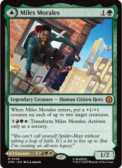 Foil Miles Morales - Marvel's Spider-Man (SPM)- NM