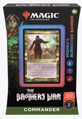 The Brothers' War Commander Deck – Mishras poliertes Banner – Commander: The Brothers' War (BRC)