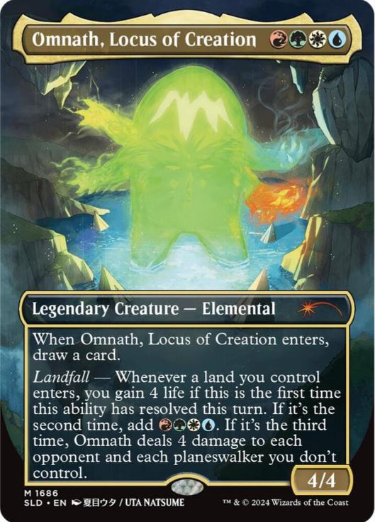 Omnath, Locus of Creation (Rainbow Foil) - Secret Lair Drop Series (SLD) - NM