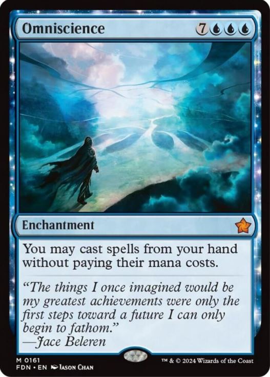 Foil Omniscience - Foundations (FDN) - NM