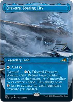 Otawara, Soaring City (Borderless) - Kamigawa: Neon Dynasty (NEO) - NM