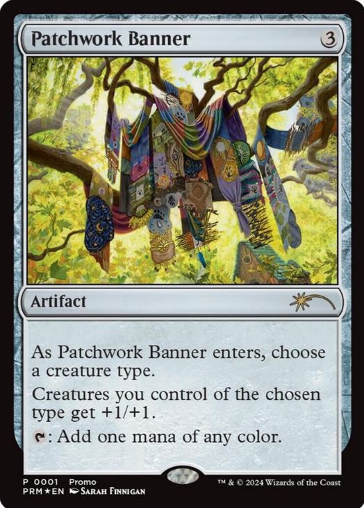 Foil Patchwork Banner - Media Promos (MEDIA) - NM