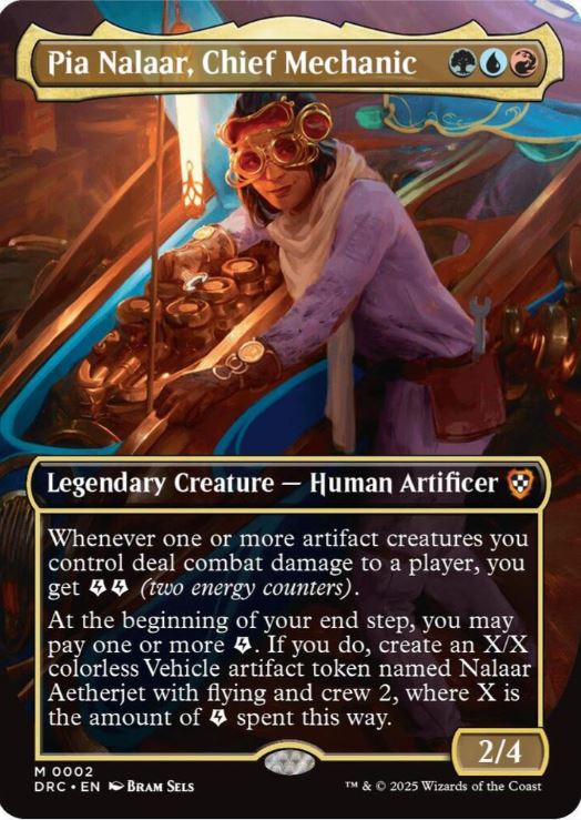 Pia Nalaar, Chief Mechanic (Borderless) - Commander: Aetherdrift (DRC) - NM