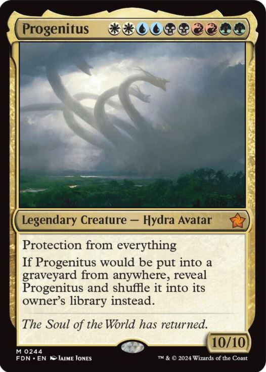 Foil Progenitus - Foundations (FDN) - NM