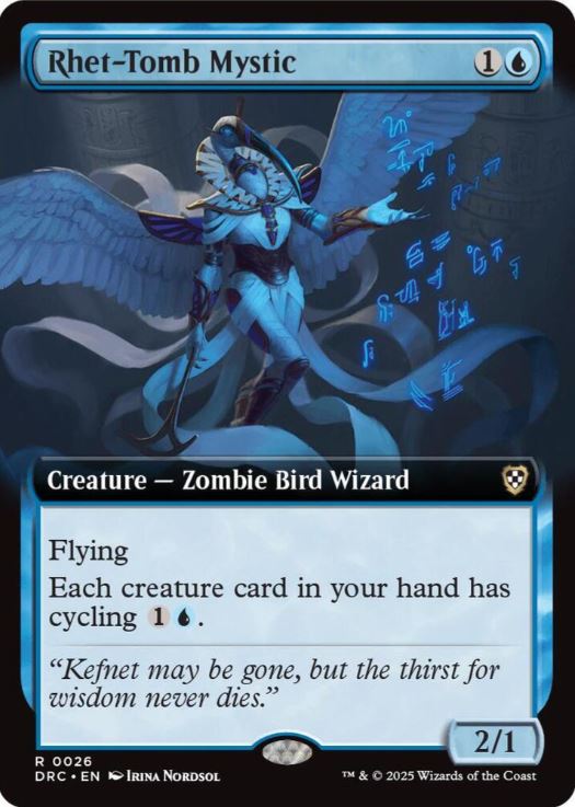 Rhet-Tomb Mystic (Extended Art) - Commander: Aetherdrift (DRC) - NM