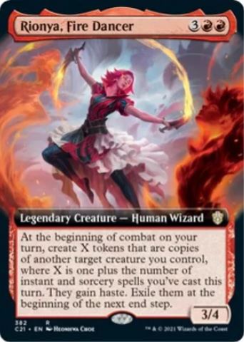 Rionya, Fire Dancer (Extended Art) - Commander 2021 (C21) - NM