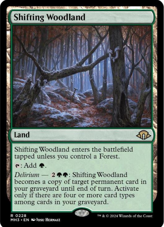 Foil Shifting Woodland - Modern Horizons 3 (MH3) - NM