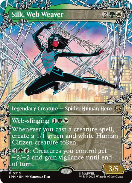 Silk, Web Weaver (Borderless) - Marvel's Spider-Man (SPM) - NM