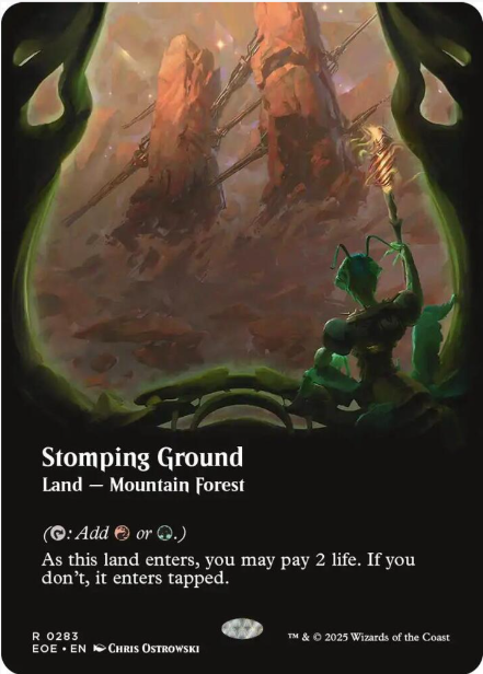 Stomping Ground (Borderless) - Edge of Eternities (EOE) - NM