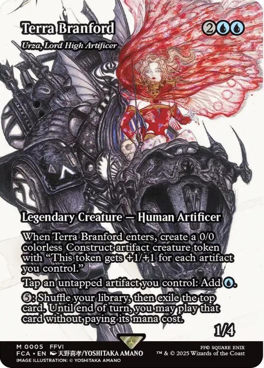 Terra Branford - Urza, Lord High Artificer (Showcase) - FINAL FANTASY: Through the Ages (FCA) - NM
