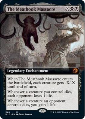 The Meathook Massacre (Extended Art) - Innistrad: Midnight Hunt (MID) - NM