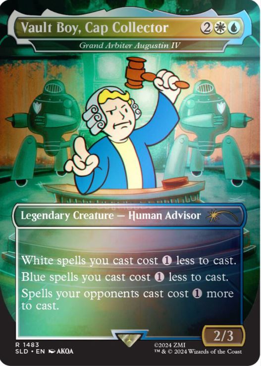 Vault Boy, Cap Collector - Grand Arbiter Augustin IV (Rainbow Foil) - Secret Lair Drop Series (SLD) - NM