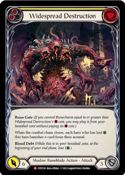 Widespread Destruction - Dusk till Dawn (DTD) - NM