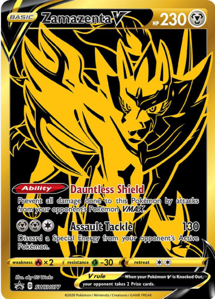 Zamazenta V - SWSH077 - SWSH: Sword & Shield Promo Cards - NM