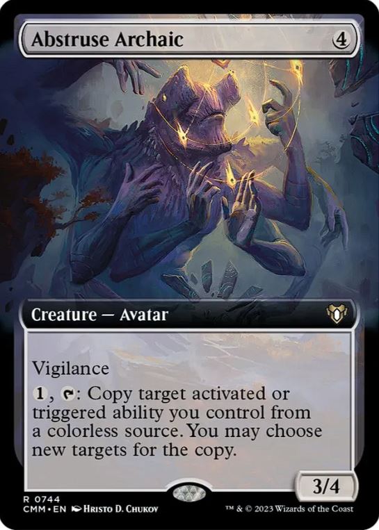 Abstruse Archaic (Extended Art) - Commander Masters (CMM) - NM