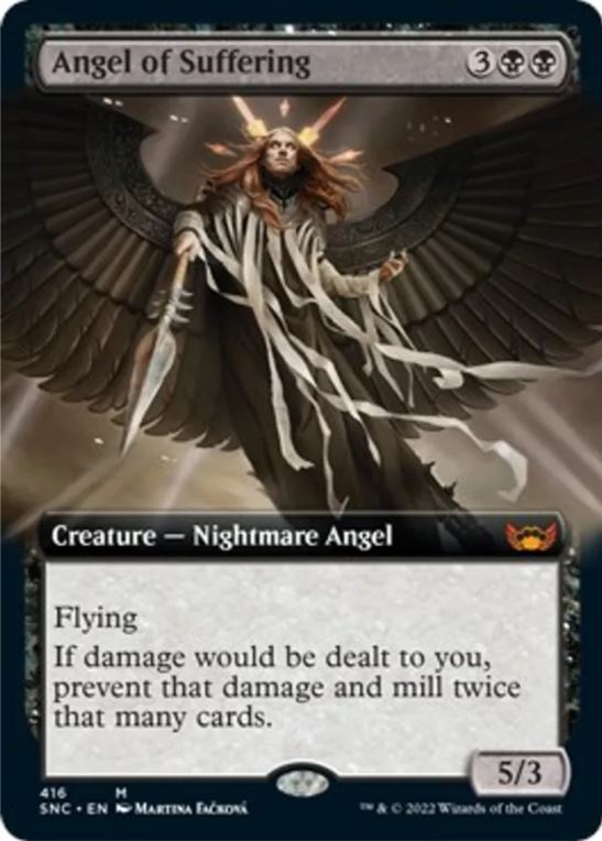 Foil Angel of Suffering (Extended Art) - Streets of New Capenna (SNC) - NM