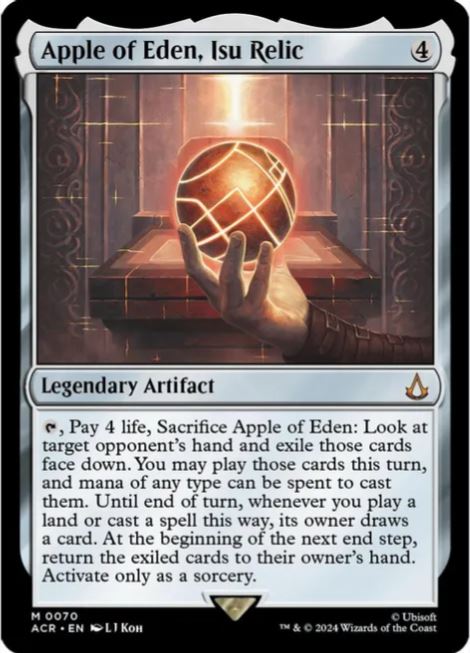 Foil Apple of Eden, Isu Relic - Universes Beyond: Assassin's Creed (ACR) - NM