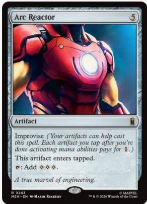 Foil Arc Reactor - Marvel Super Heroes (MSH) - NM