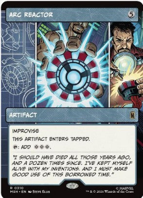 Foil Arc Reactor (Borderless) - Marvel Super Heroes (MSH) - NM