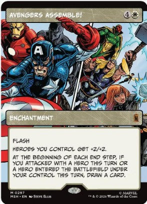 Foil Avengers Assemble! (Borderless) (0297) - Marvel Super Heroes (MSH) - NM
