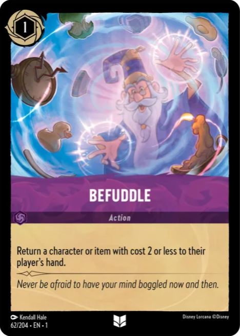 Lorcana - Befuddle - The First Chapter - NM Cold Foil