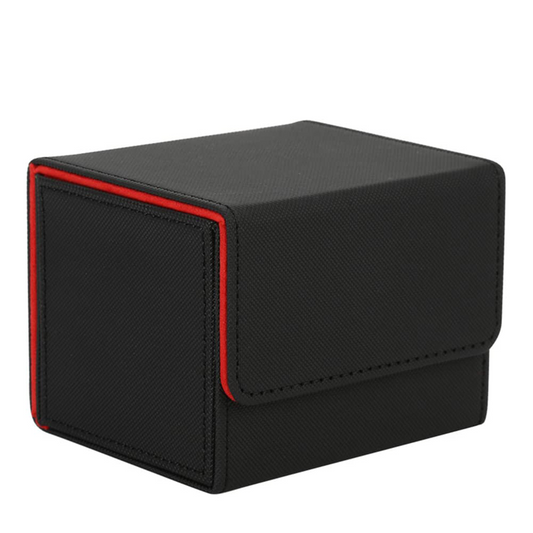Horizontal Deck Box - Black w/Red Inner