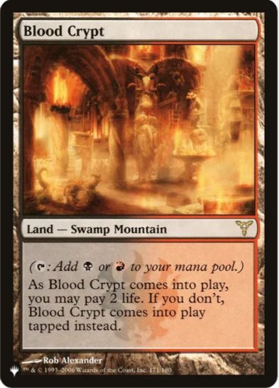 Blood Crypt - La lista delle ristampe (LIST) - NM