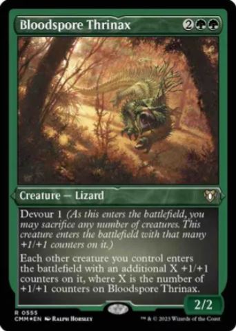 Thrinax Spora Sanguigna (lamina incisa) - Commander Masters (CMM) - NM