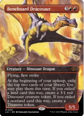 Bonehoard Dracosaur (Borderless) – Die verlorenen Höhlen von Ixalan (LCI) – NM