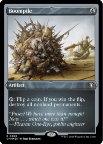 Boompile (lamina incisa) - Commander Masters (CMM) - NM