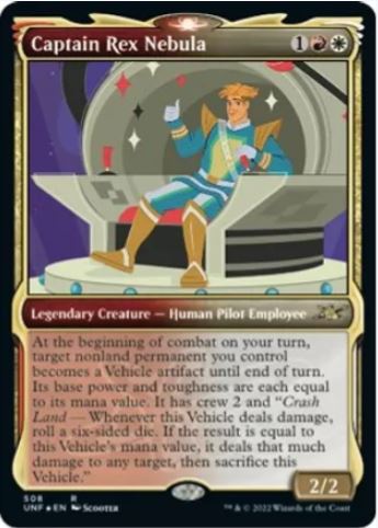 Captain-Rex-Nebel (Vitrine) (Galaxienfolie) – Unfinity (UNF) – NM