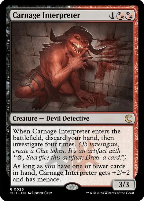 Carnage Interpreter - Ravnica: Clue Edition (CLU) - NM