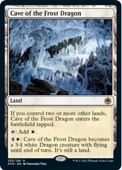 Cave of the Frost Dragon - Adventures in the Forgotten Realms (AFR) - NM