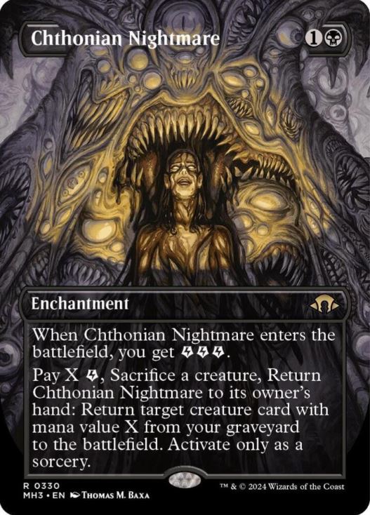 Chthonian Nightmare (Borderless) - Modern Horizons 3 (MH3) - NM