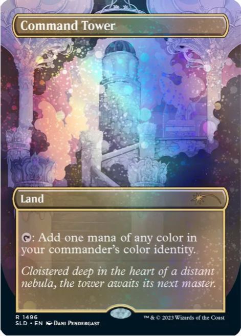 Command Tower (1496) (Galaxy Foil) - Secret Lair Drop Series (SLD) - NM