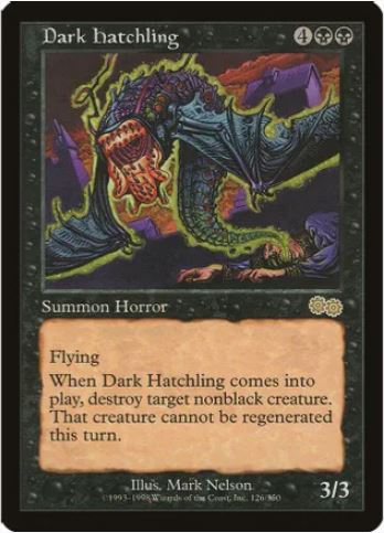 Dark Hatchling – Urza’s Saga (USG) – LP