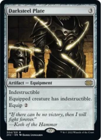 Piastra Darksteel - Double Masters 2022 (2X2) - NM