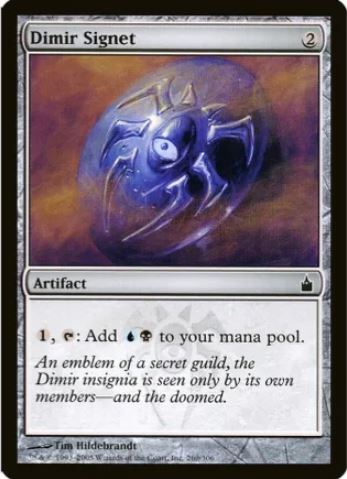 Dimir Signet - Ravnica: City of Guilds (RAV) - NM