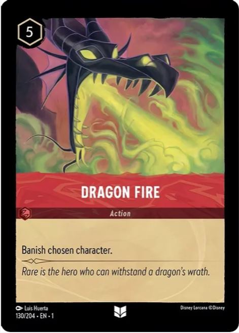 Lorcana - Dragon Fire - The First Chapter - NM