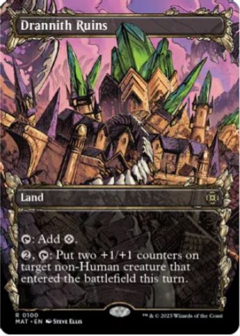 Foil Drannith Ruins (Showcase) - March of the Machine: The Aftermath (MAT) - NM