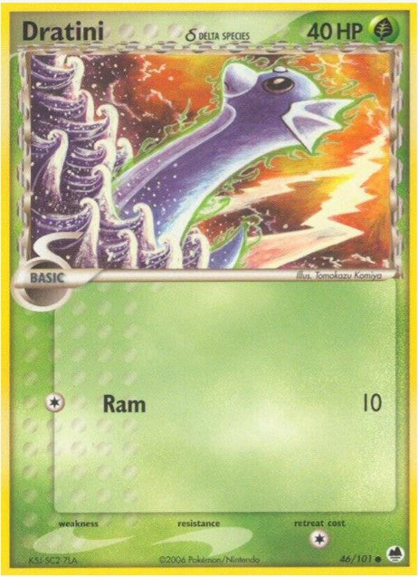 Dratini (Delta Species) - Dragon Frontiers (DF) - LP