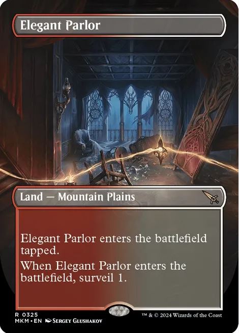 Foil Elegant Parlor (Borderless) - Murders at Karlov Manor (MKM) - NM