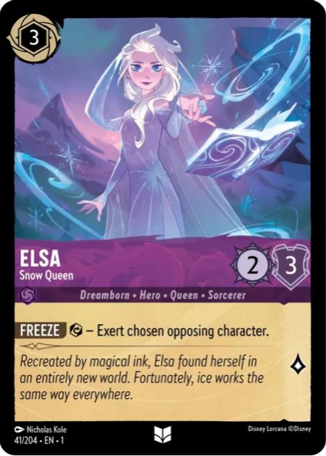 Lorcana - Elsa - Snow Queen - The First Chapter - NM