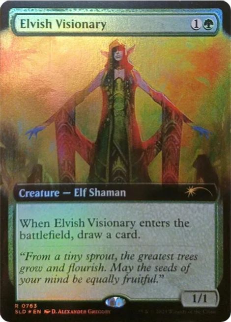 Foil Elfico Visionario (Arte estesa) - Secret Lair Drop Series (SLD) - NM