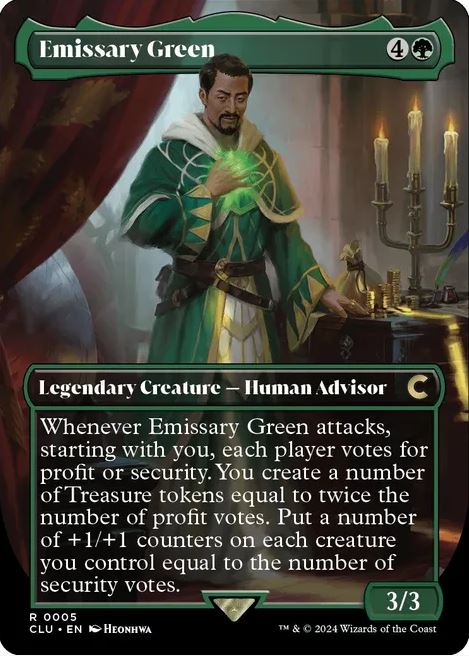 Emissary Green (Borderless) - Ravnica: Clue Edition (CLU) - NM