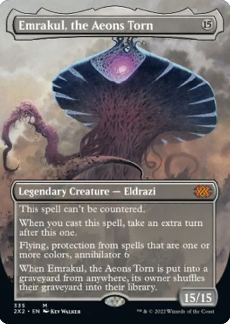 Folie Emrakul, the Aeons Torn (Borderless) – Double Masters 2022 (2X2) – NM