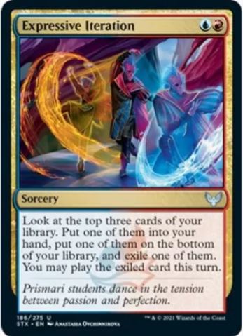 Expressive Iteration - Strixhaven: School of Mages (STX) - NM